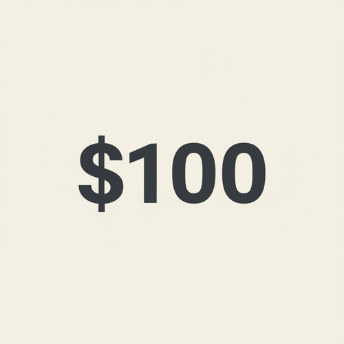 Icon $100