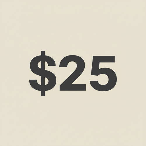 Icon $25